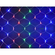 Гирлянда-сетка светодиодная разноцветная - 3х3 м